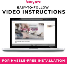 Load image into Gallery viewer, Berry Ave Broom Holder & Wall Mount Garden Tool Organizer- Kitchen, Garage & Laundry Room Storage With 4 Slots And 4 Hooks- Wall Holder For Broom, Rake & Mop Handles Up To 1.25”