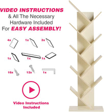 Load image into Gallery viewer, Tree Bookshelf - White