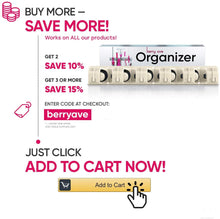 Load image into Gallery viewer, Berry Ave Broom Holder and Garden Tool Organizer Rake or Mop Handles Up to 1.25-Inches (Red, 1pk)