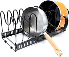 Load image into Gallery viewer, Expandable Pots & Pans Organizer
