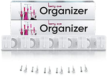 Load image into Gallery viewer, Berry Ave Broom Holder and Garden Tool Organizer Rake or Mop Handles Up to 1.25-Inches (White, 2pk)
