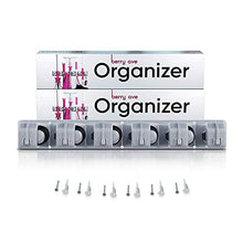 Load image into Gallery viewer, Berry Ave Broom Holder &amp; Wall Mount Garden Tool Organizer- Kitchen, Closet, Garage &amp; Laundry Room Storage With 5 Slots And 6 Hooks- Wall Holder For Broom, Rake &amp; Mop Handles Up To 1.25” [Gray, 2 Pack]
