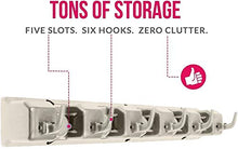 Load image into Gallery viewer, Berry Ave Broom Holder and Garden Tool Organizer Rake or Mop Handles Up to 1.25-Inches
