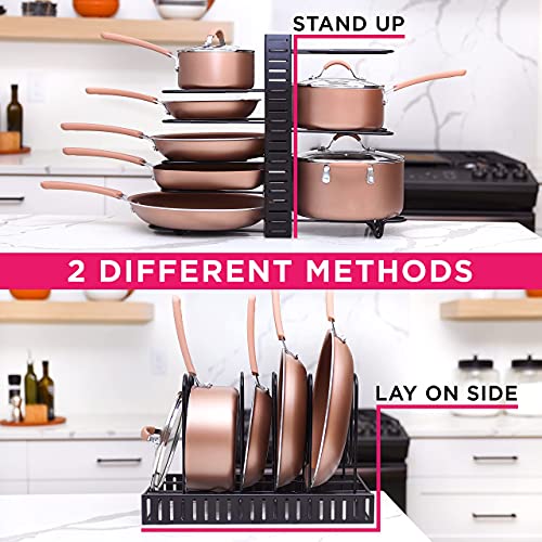 Pan Rack Organizer for Kitchen Cabinet - Mindspace