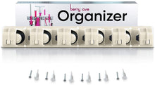 Load image into Gallery viewer, Berry Ave Broom Holder and Garden Tool Organizer Rake or Mop Handles Up to 1.25-Inches (Red, 1pk)
