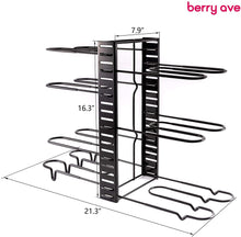 Load image into Gallery viewer, Vertical Pots &amp; Pans Organizer
